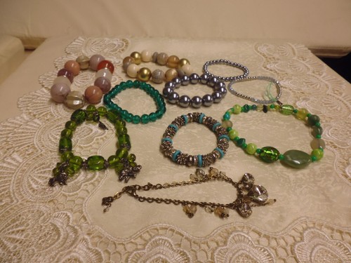 Job lot beaded - beaded, charm