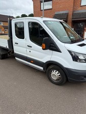 2017 Ford Transit Tipper 3500 Double Cab White Clean Example 155k Miles