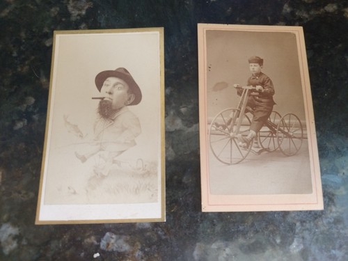 Antique comic cabinet card - antique,