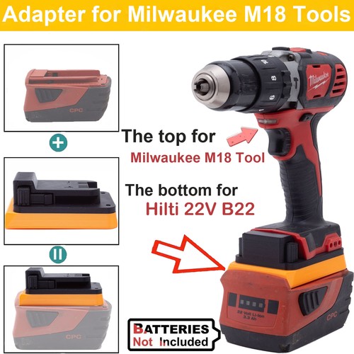 Battery adapter for hilti 22v - battery,