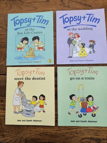 Vintage topsy tim books - tim, x