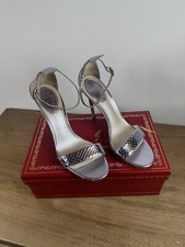 Rene Caovilla Silver Sandals