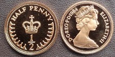 1971-1984 Elizabeth II Decimal 1/2p Half Pennies Proof - Choose Your Year