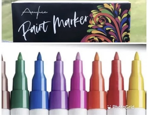 Acrylic paint pens set 12 - acrylic,