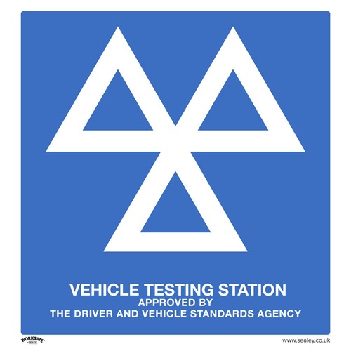 Sealey safety sign mot - sign,