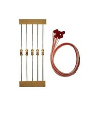 Eckon L02 Replacement Pre-wired LED Red pack of 5