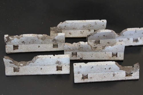 Painted lot rubbled - lot, 6