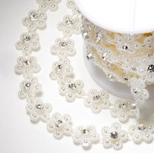 Daisy Ivory Pearl Ribbon