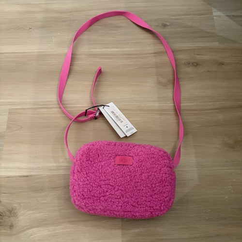 Ugg sherpa crossbody hot pink - sherpa,