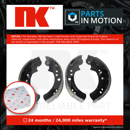 Brake shoes set - set, fits