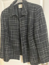 Ann Harvey Women’s Black & white Jacket -Size 26