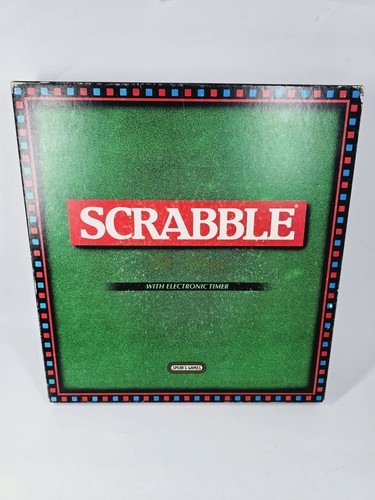 Scrabble deluxe board game - scrabble,