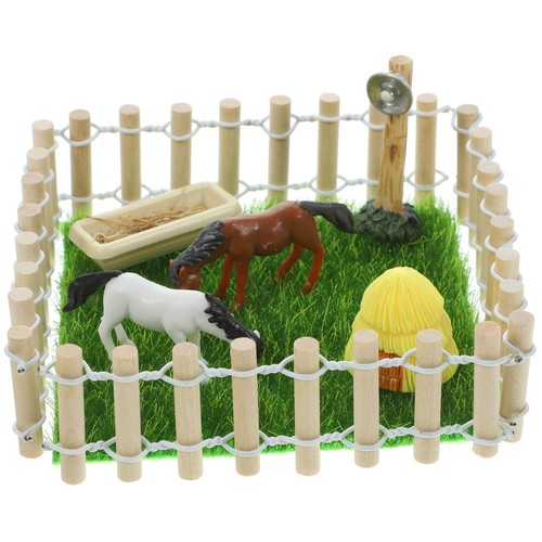 Toy farm buildings miniature - farm,