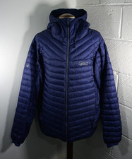 Mens North Ridge Blue Down Fill Hooded Puffer Jacket - Size 3XL XXXL