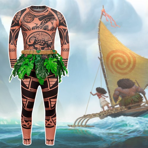 Adult men moana maui - moana, cosplay