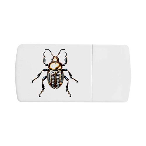 Mechanical beetle pill box - beetle',