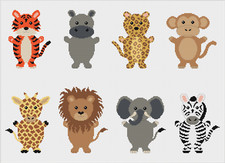 Safari animals tiger lion - animals,