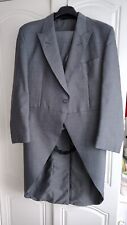 Mens Wedding Suit Royal Ascot Tails Size 46 Grey