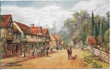 SUPERB OLD POSTCARD - CHIDDINGSTONE - KENT 1925 by Salmon