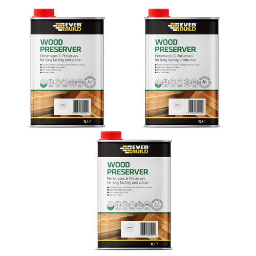 Everbuild clear wood preserver - clear,