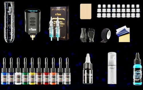 Wireless tattoo gun kit - gun,