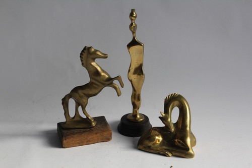 Antique bronze sculptures - , of