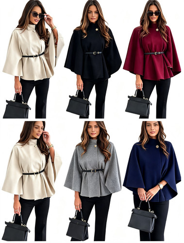 Women autumn winter - winter, poncho