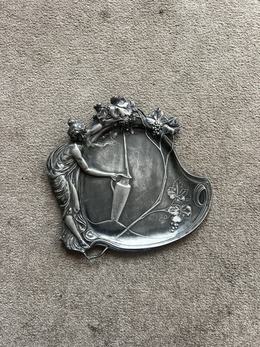 Antique wmf art nouveau pewter - antique,