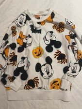 Disney Ladies Halloween Jumper Mickey Mouse Size Small