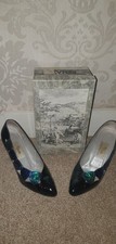 Vintage Renata Heeled Shoes Boxed Size 39 And A Half