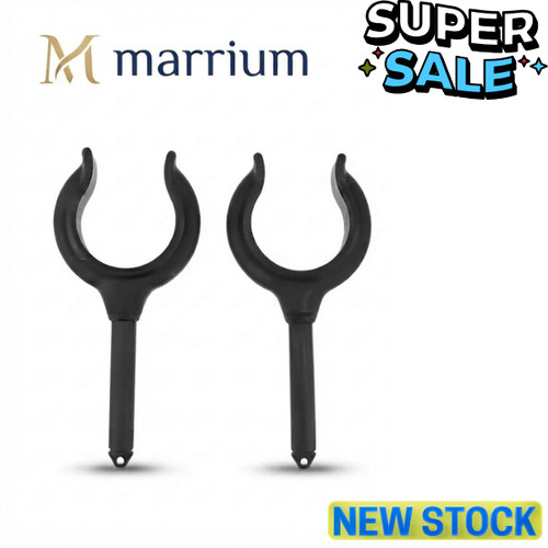 Pair black oar lock - pair, side