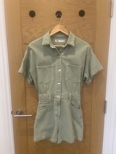 Zara Playsuit Khaki Festival Going Out Size Small BNWT