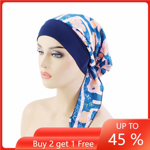 Pre tied satin printed - printed, women