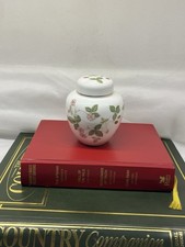 Vintage Wedgwood Wild Strawberry Fine China Ginger Jar VGC Vintage Decor