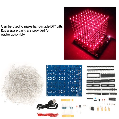Led light squared kit - 3d,