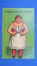 Risque Comic Postcard 1900s