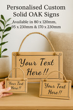 Personalised Reclaimed Oak
