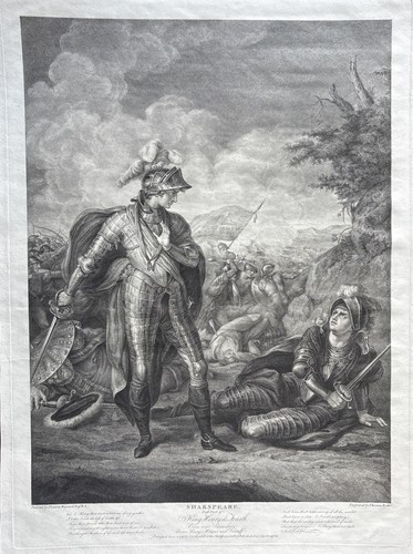 Antique shakespeare engraving - shakespeare,
