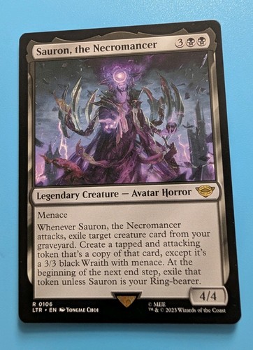 Sauron the necromancer mtg - sauron,,