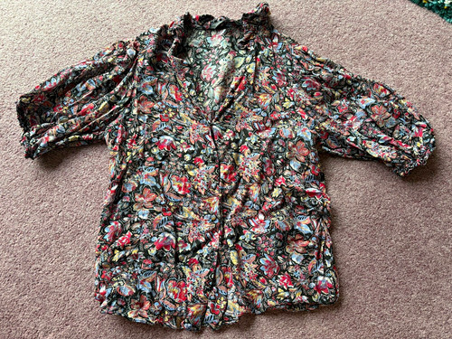 Zara woman black floral - woman,