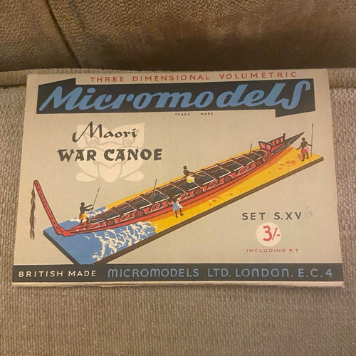Micromodels maori war canoe - micromodels,