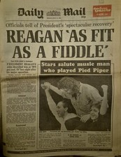 Vintage Daily Mail Newspaper -