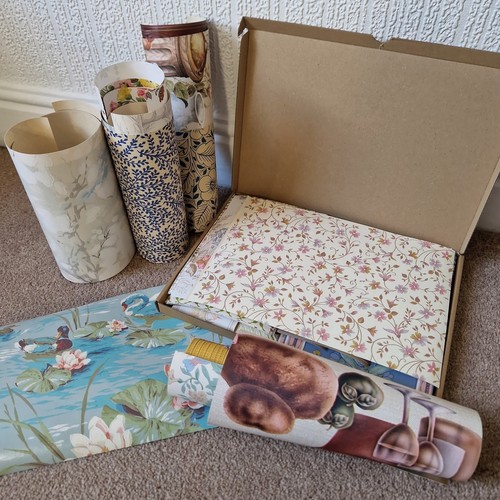 Vintage wallpaper box - vintage, a4