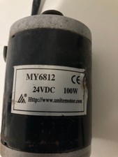 My6812 24V 100W High Speed Small Brush Motor Belt Pulley for Electric Scooter