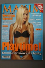 Maxim issue #38 June 1998 cover; Emma Harrison collectable Magazine 
