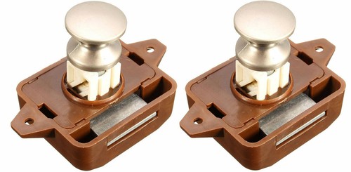 2pc push button cabinet latch - 2pc,