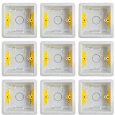 9 x Appleby SB619 Dry Lining "Fast Fix" Boxes Single 1 Gang 32mm Deep