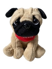 Pug Dog Soft Toy Teddy Bear Be Mine Love Gift Soft Stuffed Plush 8" Puppy