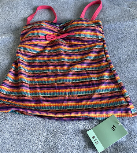 Multicoloured tankini - tu,