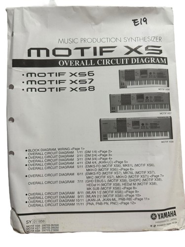 Yamaha motif xs6 xs7 - yamaha,